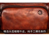 Vegetable Tanned Cowhide Waist Bag - Multi-Functional Vintage Leather