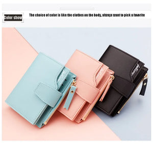 Compact Wallet - Small Women's Purse with Multiple Card Slots