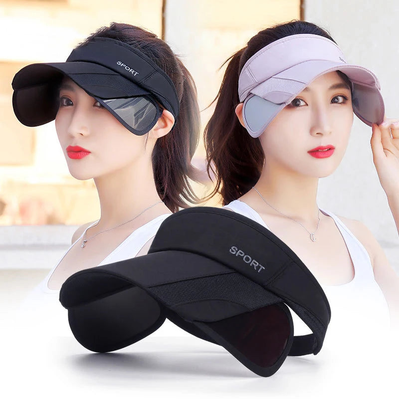 Adjustable Visor Sun Hat - UV Protection Sports Cap for Men & Women