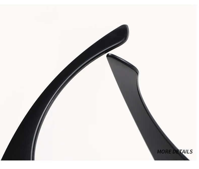Cyber Punk Rimless Sunglasses - Y2K Futuristic Wrap-Around for Women