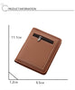 Men's Small Vertical Wallets with Zipper