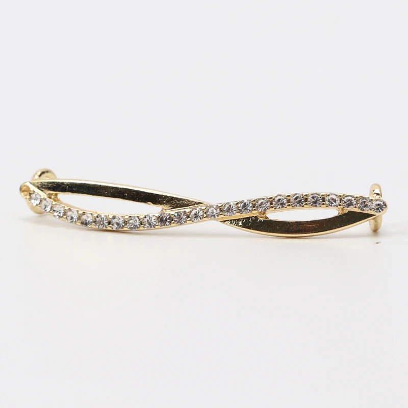 Luxury Pearl Shoe Charm - Vintage Rhinestone Shoelace Buckle Accessory