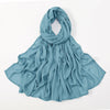 Premium Cotton Rayon Modal Hijab - Large 190x85cm Islamic Headscarf for Women