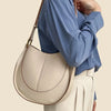 Large Capacity Bucket Bag for Women - Soft Leather Crossbody with Saddle Style