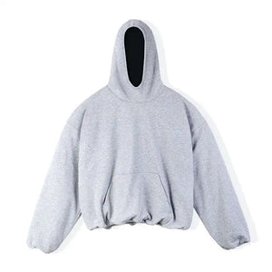 PFNW High Street Men's Hoodie - Oversized Punk Style Double Layer Sweatshirt