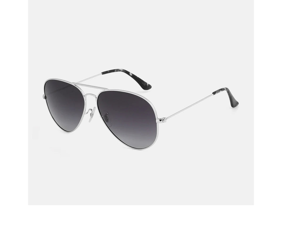 Oversized Aviator Sunglasses - Polarized Retro Design for Men & Women