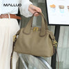 Women's Natural Leather Crossbody Bag - Premium Cowhide Large Capacity Design