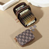 Vintage Faux Leather Women's Wallet - Fashionable Card Holder with Coin Purse