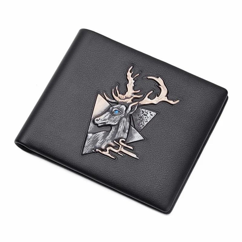 Genuine Leather Vintage Wallet - Designer Card Holder for Men & Women