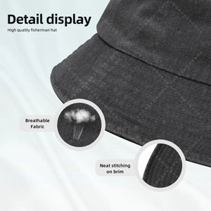 Unisex Viking Bucket Hat - Adjustable Cotton Sun Hat for Beach & Travel