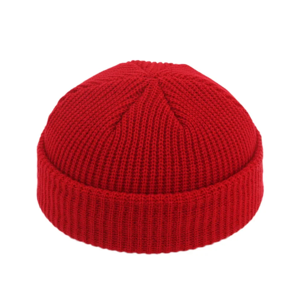 Unisex Solid Color Docker Skullcaps