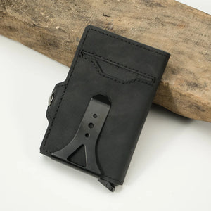 CASEKEY Minimalist PU Leather RFID Blocking Wallets