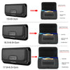 Large Phone Belt Case - Nylon Holster Pouch for 4.7-6.8 Inch Smartphones