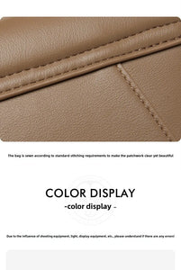 Premium Cowhide Leather Handbag - Women's Fashion Shoulder Bag