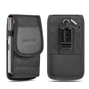 Large Phone Belt Case - Nylon Holster Pouch for 4.7-6.8 Inch Smartphones