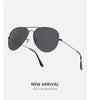 Oversized Aviator Sunglasses - Polarized Retro Design for Men & Women