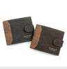 Secure Men's Wallet - PU Leather Card Holder with Hasp & Multiple Compartments
