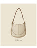 Large Capacity Bucket Bag for Women - Soft Leather Crossbody with Saddle Style