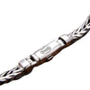 Handmade S925 Sterling Silver Bracelet - Retro Woven Style