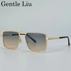Steampunk Driving Sunglasses - Oversized Square Punk Design with UV400 Protection