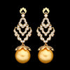 4 Pcs Golden Bridal Jewelry Set