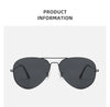 Oversized Aviator Sunglasses - Polarized Retro Design for Men & Women