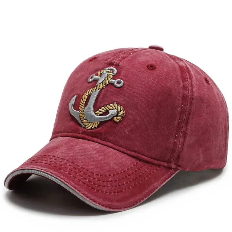Embroidered Men's Baseball Hat - Cowboy Style Spring/Summer Travel Cap