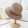 Women's Outdoor Cotton Sun Hat - Large Bucket Style with Belt for Summer
