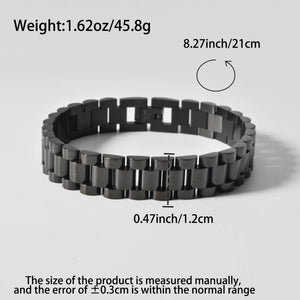 Stainless Steel Couple Bracelet - Vintage Design in Multiple Sizes & Colors