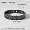Stainless Steel Couple Bracelet - Vintage Design in Multiple Sizes & Colors