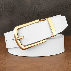 Unisex Genuine Leather Designer Belts