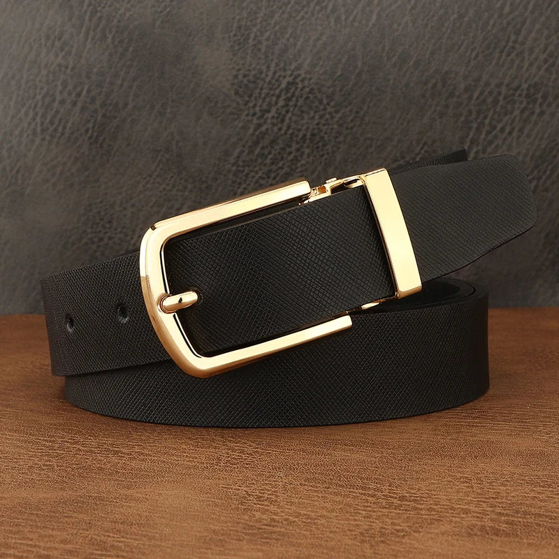 Unisex Genuine Leather Designer Belts