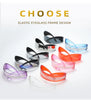 Cyber Punk Rimless Sunglasses - Y2K Futuristic Wrap-Around for Women