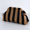 Women's Woven Crochet Clutch Bag - Summer Beach Handbag with Cloud Design
