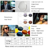 Rectangular Frame Sunglasses - Large Size with Clip-On Design & Spring Hinges