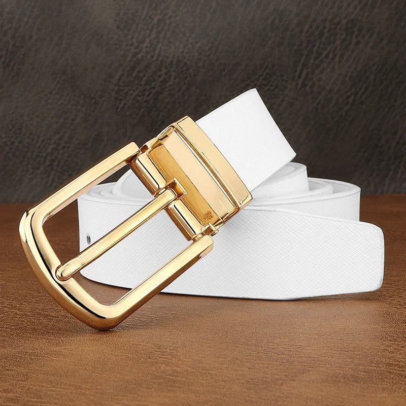 Unisex Genuine Leather Designer Belts