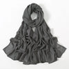 Premium Cotton Rayon Modal Hijab - Large 190x85cm Islamic Headscarf for Women