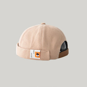 Casual Sailor Cap - Retro Adjustable Brimless Hat for Men & Women