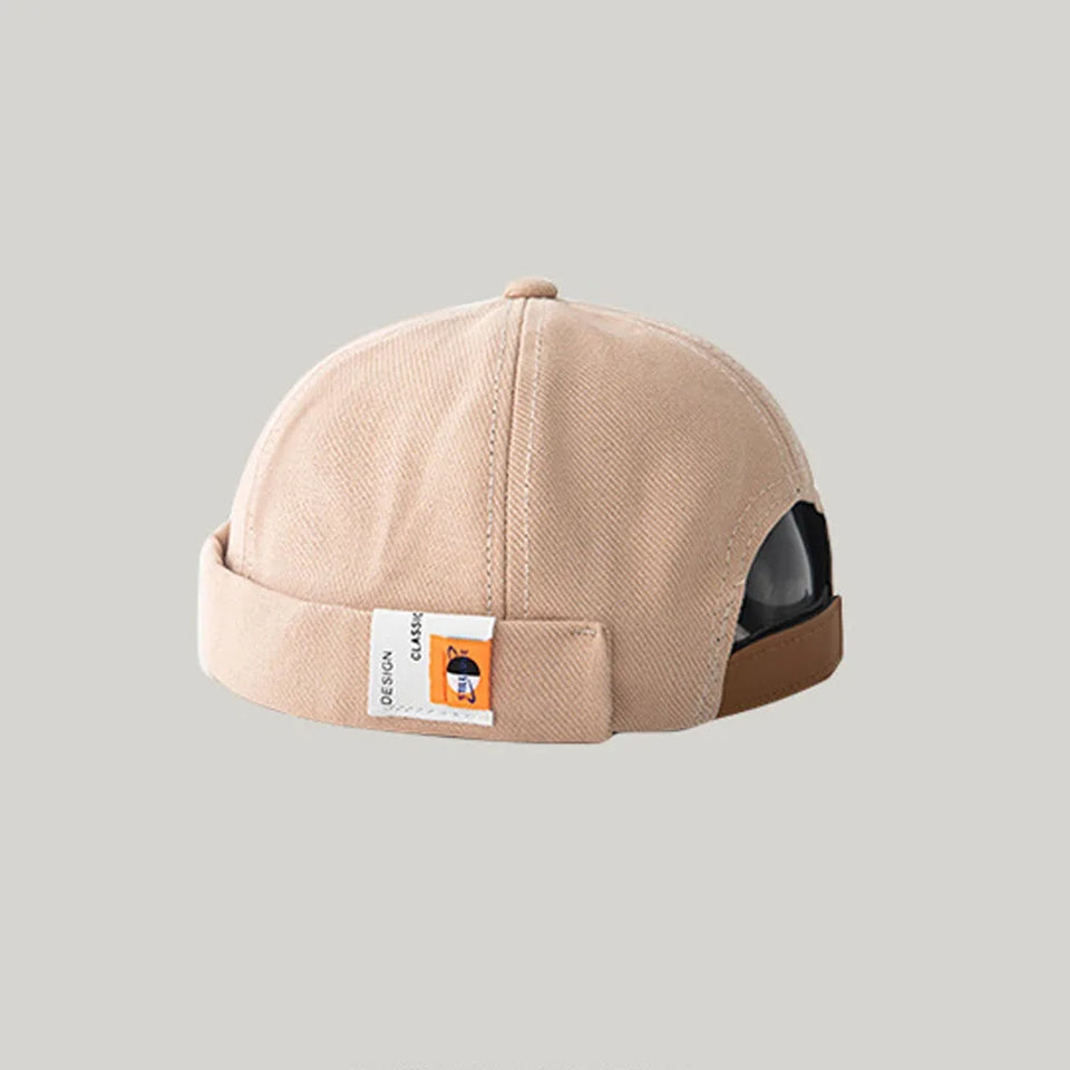 Casual Sailor Cap - Retro Adjustable Brimless Hat for Men & Women