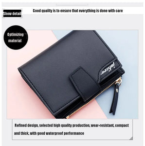 Compact Wallet - Small Women's Purse with Multiple Card Slots