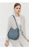 Large Capacity Bucket Bag for Women - Soft Leather Crossbody with Saddle Style