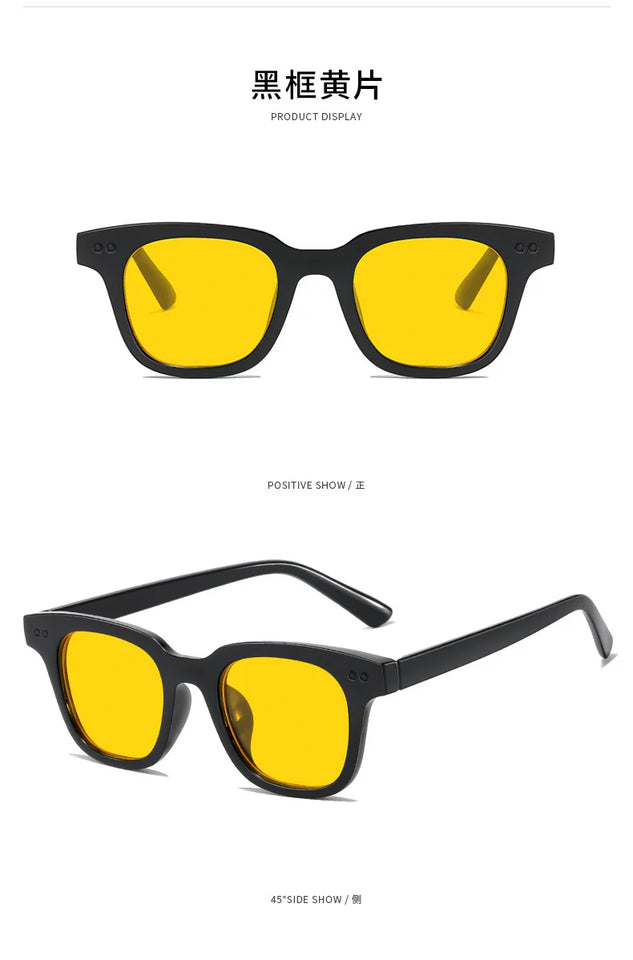 Trendy Unisex Sunglasses - UV Protection with Modern Design