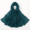 Premium Cotton Rayon Modal Hijab - Large 190x85cm Islamic Headscarf for Women