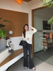 Trapezoidal Leather Handbag for Women - Versatile Tote Style