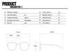 Women's Cat Eye Sunglasses - Luxury Metal Triangle Design with UV400 Protection