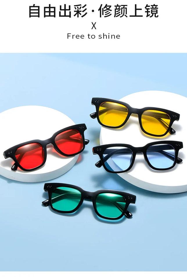 Trendy Unisex Sunglasses - UV Protection with Modern Design