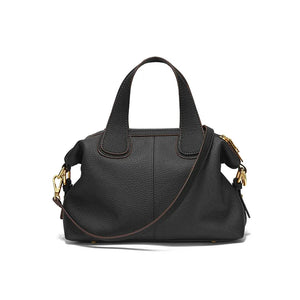 Women's Natural Leather Crossbody Bag - Premium Cowhide Large Capacity Design