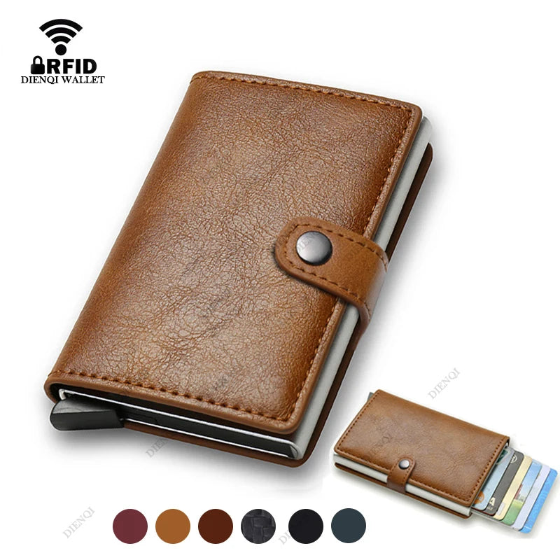 Carbon Fiber Men's Wallet - Ultra-Slim RFID Pop-Up Card Holder