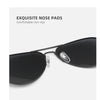 Oversized Aviator Sunglasses - Polarized Retro Design for Men & Women