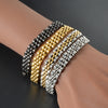 Stainless Steel Couple Bracelet - Vintage Design in Multiple Sizes & Colors